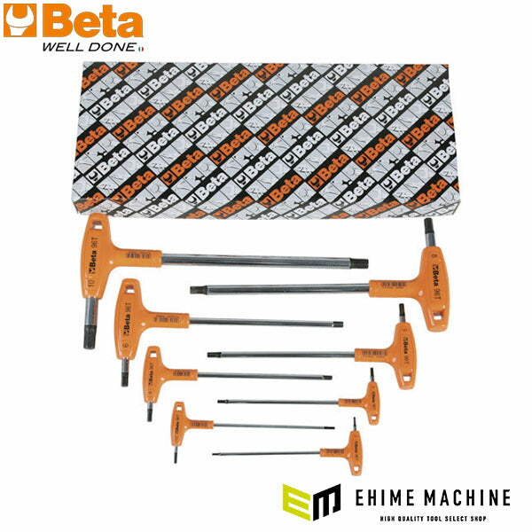 日本正規品 ベータ T型ハンドル六角レンチセット 8本組 (96T/S8)(8014230847658) Beta