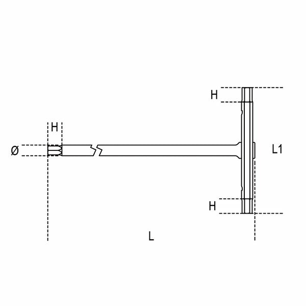 日本正規品 ベータ スライド式Tハンドル六角レンチ 2.5mm (951 2.5)(8014230038339) Beta