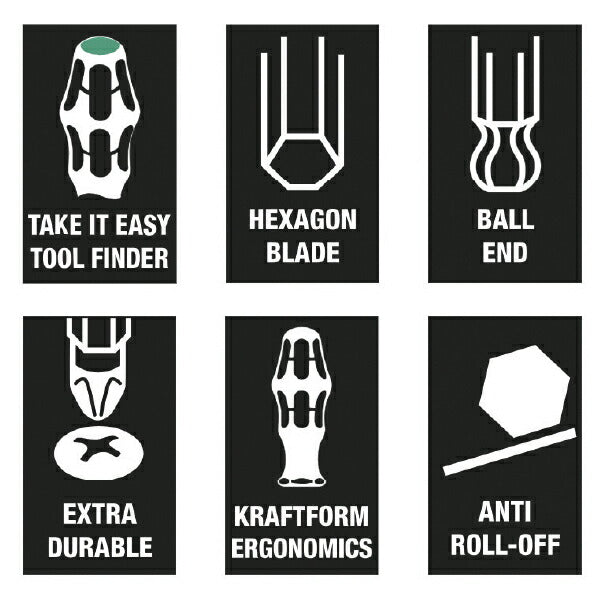 日本正規品 Wera 022835 352 ボールポイント六角ドライバー 六角サイズ12.0mm ブラックポイント仕上げ 05022835001 ヴェラ ベラ