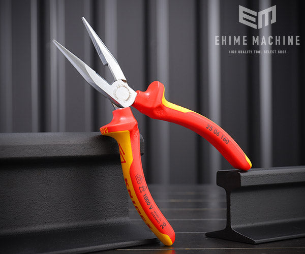 日本正規品 クニペックス 絶縁ラジオペンチ 1000V (2506-160)(4003773033806) 業務向け KNIPEX