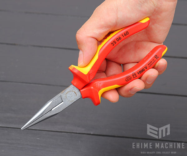 日本正規品 クニペックス 絶縁ラジオペンチ 1000V (2506-160)(4003773033806) 業務向け KNIPEX