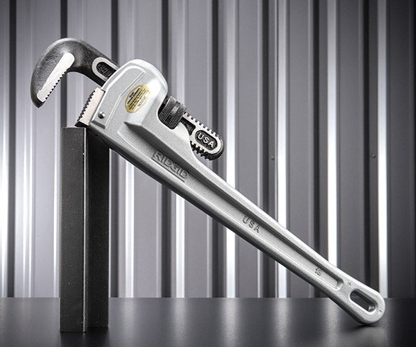RIDGID リジッド 31100 818 アルミストレートパイプレンチ 全長450mm