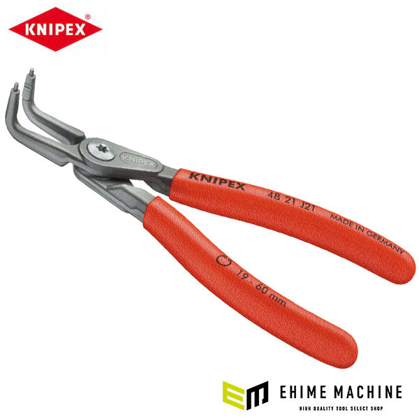 日本正規品 クニペックス 穴用精密スナップリングプライヤー 曲(SB (4821-J21SB)(4003773050223) KNIPEX