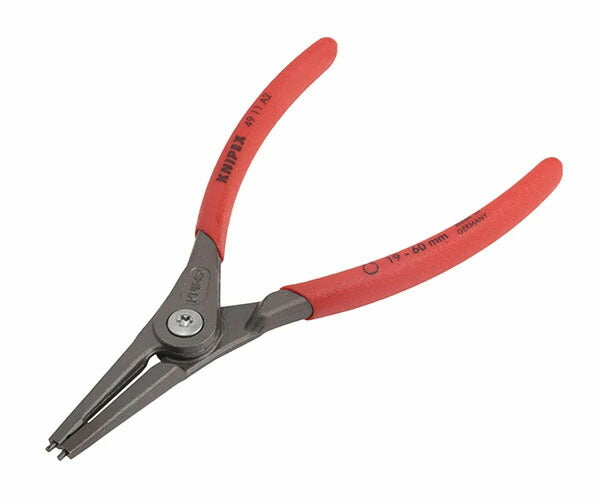 日本正規品 クニペックス 軸用精密スナップリングプライヤー 直 (4911-A2)(4003773048732) 業務向け KNIPEX