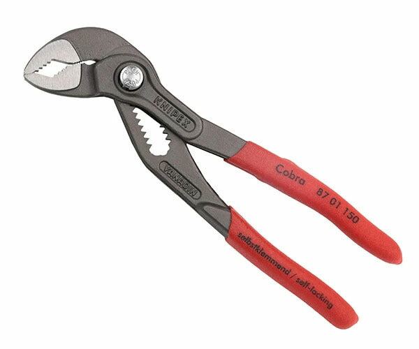 日本正規品 クニペックス コブラ ウォーターポンププライヤー (8701-150)(4003773060116) 業務向け KNIPEX
