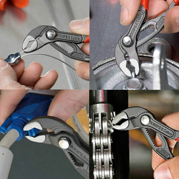 日本正規品 クニペックス コブラ ウォーターポンププライヤー (8701-150)(4003773060116) 業務向け KNIPEX