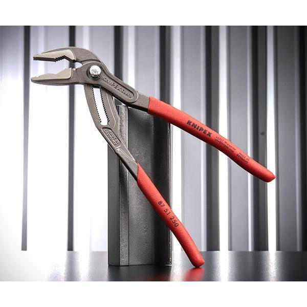 【ワケあり特価品】 (状態A) 日本正規品 クニペックス コブラエクストラスリムウォーターポンププライヤー (8751-250)(4003773061267) 業務向け KNIPEX