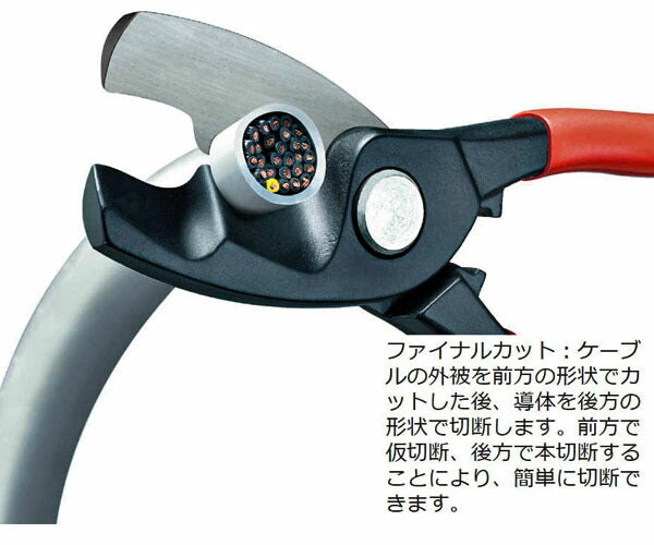 日本正規品 クニペックス ケーブルカッター (9511-200)(4003773043928) 業務向け KNIPEX