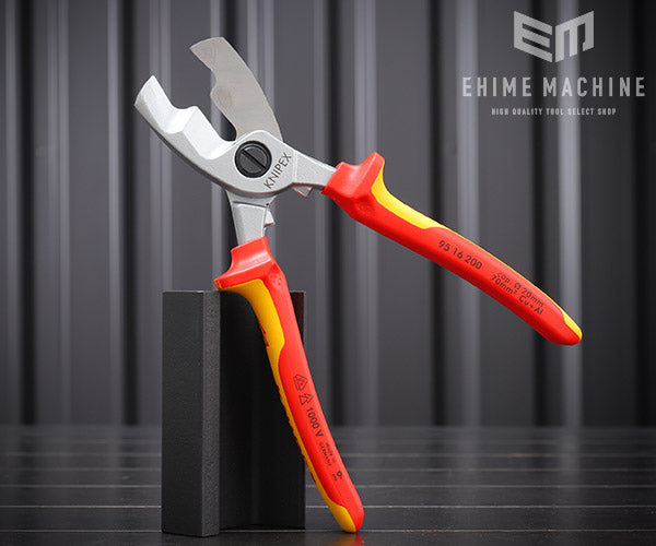 日本正規品 クニペックス 絶縁ケーブルカッター 1000V (9516-200)(4003773026761) 業務向け KNIPEX