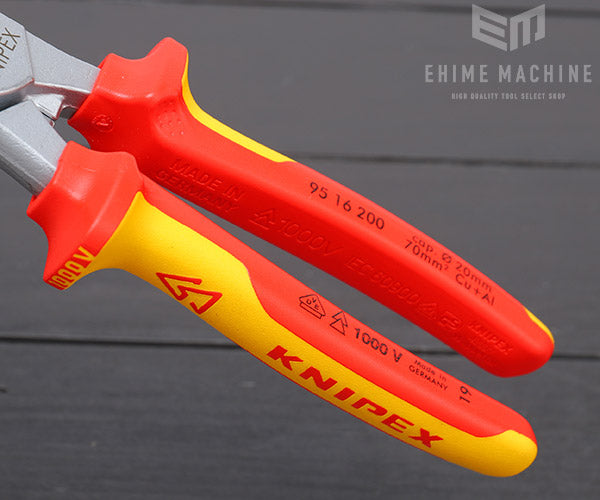 日本正規品 クニペックス 絶縁ケーブルカッター 1000V (9516-200)(4003773026761) 業務向け KNIPEX