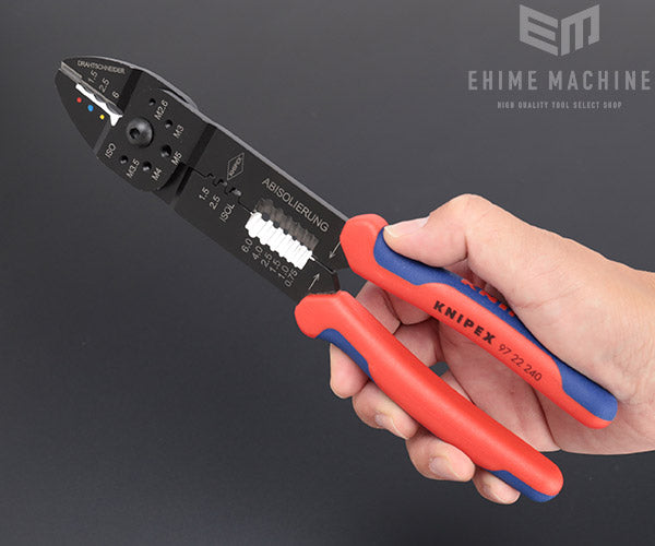 日本正規品 クニペックス クリンピングプライヤー (9722-240)(4003773070726) 業務向け KNIPEX