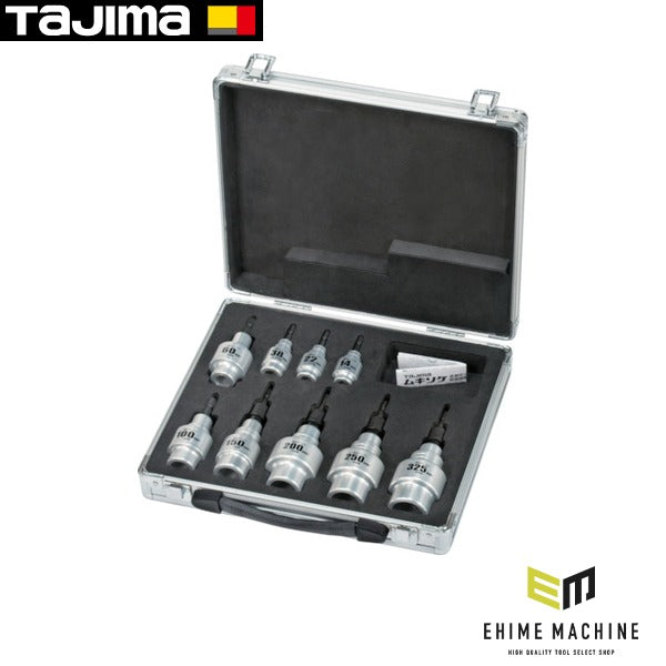 タジマ CV線ストリッパー ムキソケ 9種セット (DK-MS9SET)(4975364162694) TAJIMA TJMデザイン