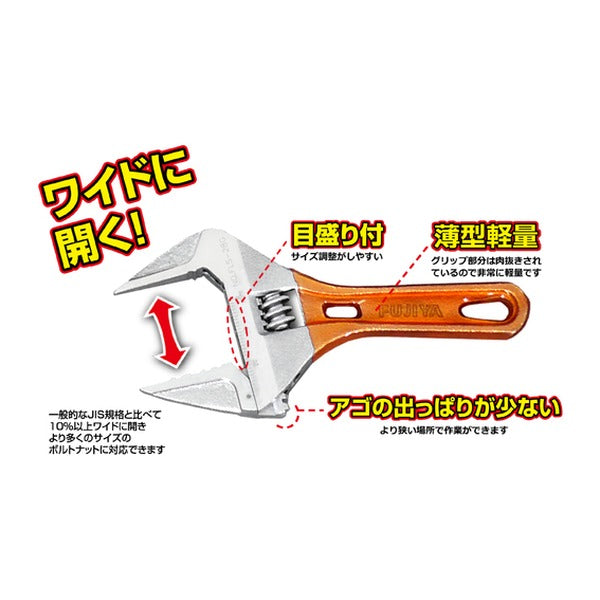 フジ矢 ライトショートモンキー (FLS-28G-F)(4952520852040) FUJIYA 工具