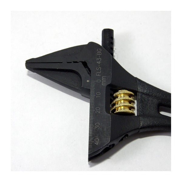 フジ矢 ライトショートモンキー(黒金・グリップ付) (FLS-43-BG)(4952520852286) FUJIYA 工具