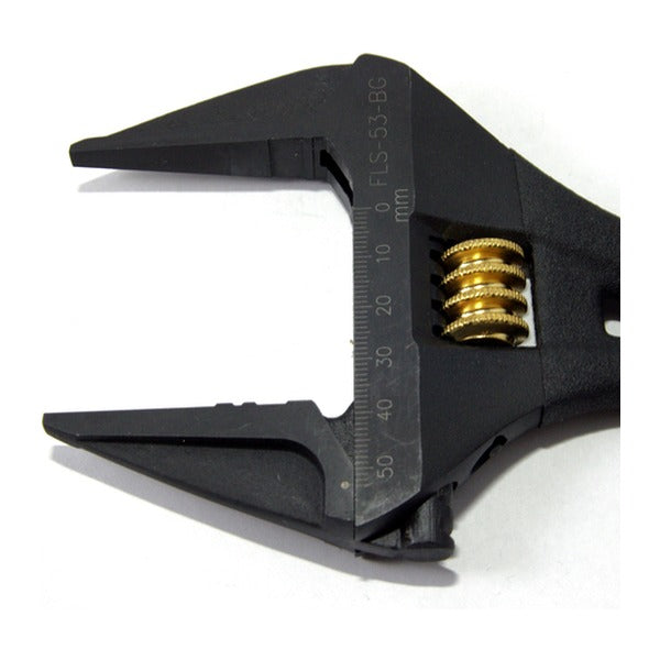 フジ矢 ライトショートモンキー(黒金・グリップ付) (FLS-53-BG)(4952520852293) FUJIYA 工具