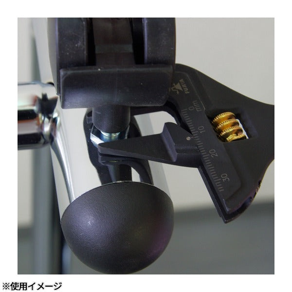 フジ矢 先薄モンキー(黒金・グリップ付) (FLT-38-BG)(4952520852316) FUJIYA 工具