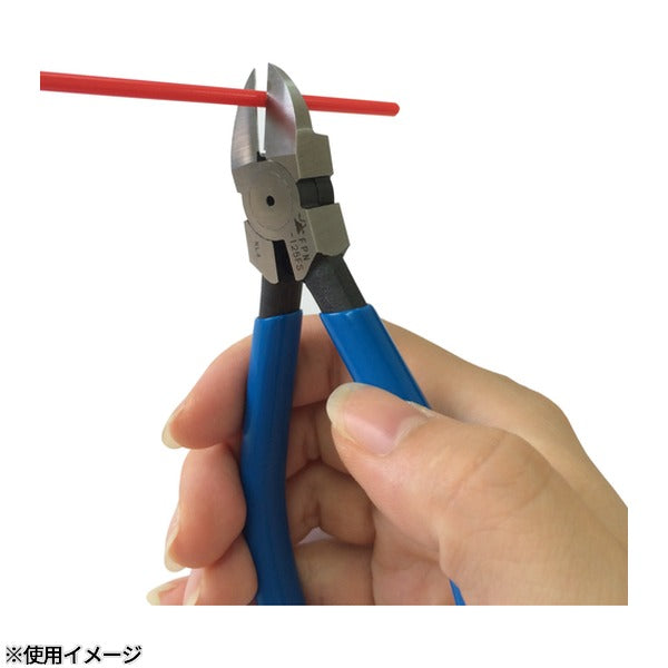 フジ矢 プラスチックニッパー(ストレート刃・バネ付)125mm (FPN-125FS)(4952520009192) FUJIYA 工具
