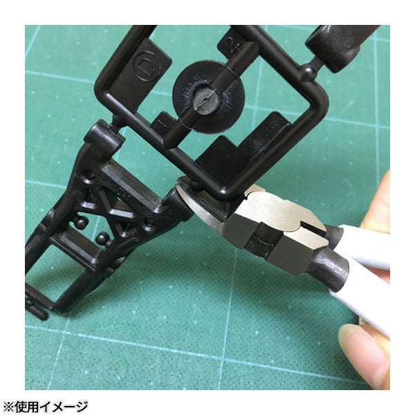 フジ矢 片刃プラスチックニッパー150mm(ラウンド刃) (HP940-150XR)(4952520009314) FUJIYA 工具