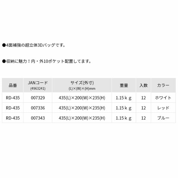 リングスター スリーディーバッグ (RD-435ブルー)(4963241007343) RINGSTAR