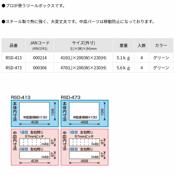 リングスター (グリーン) ツールBOX (RSD-473)(4963241000306) RINGSTAR