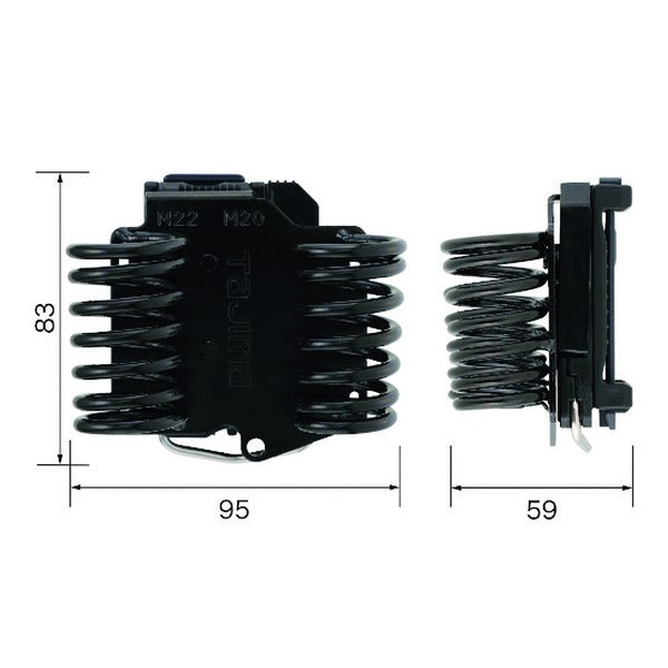 タジマ 着脱式工具ホルダースチール ボルシンM20x22 (SFKHI-BM2022)(4975364263117) TAJIMA TJMデザイン