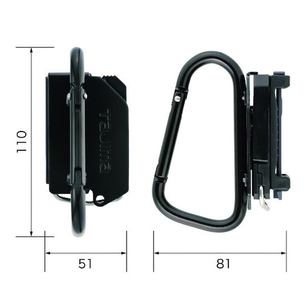 タジマ 着脱式工具ホルダースチール カラビナ大 (SFKHI-CL)(4975364263001) TAJIMA TJMデザイン