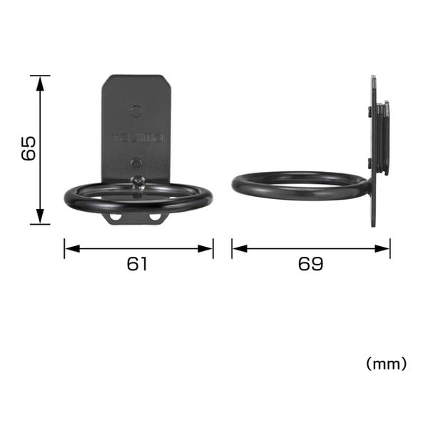 タジマ 着脱式工具ホルダースチール ハンマー1穴 (SFKHI-H1)(4975364263087) TAJIMA TJMデザイン