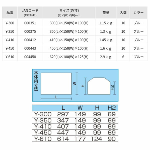 リングスター (ブルー) ツールBOX(Y型) (Y-300)(4963241000351) RINGSTAR