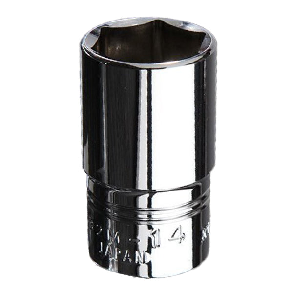 NEPROS NB2M-14 サイズ14mm 6.3sq.六角セミディープソケット (4989433170145) ネプロス