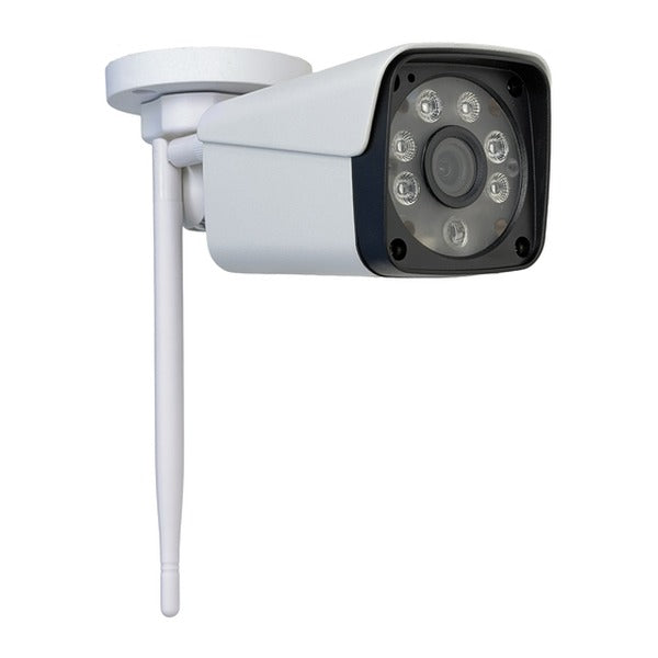 ジェントス G-i Camera 屋外用取付型ネットワークカメラ 2台 モニターセット 300万画素 (NCIG-4810A)(4950654055511) GENTOS