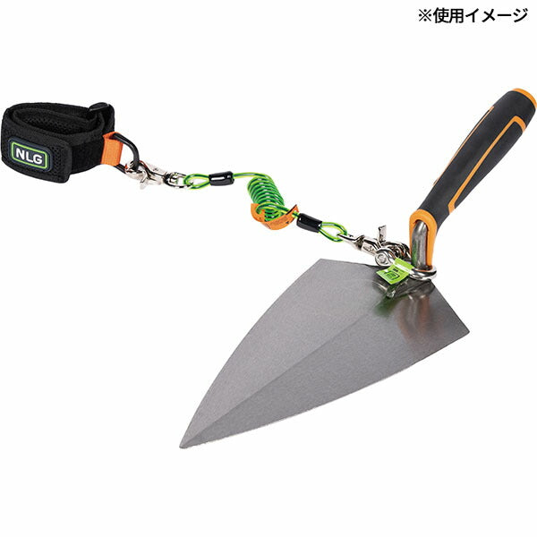 NLG 伸縮コイル状ツールランヤード 4 ~ 70cm 3kg (101364)(5060572180192) Never Let Go エヌエルジー イギリス