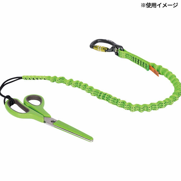 NLG スイベル式 伸縮ツールランヤード 80~120cm 5kg (101372)(5060572180246) Never Let Go エヌエルジー イギリス