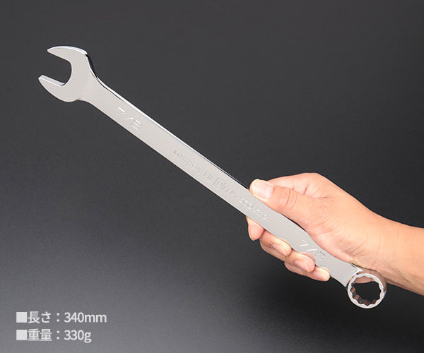 NEPROS NMS2L-7/8 全長340mm ロングコンビネーションレンチ (4989433319773) ネプロス