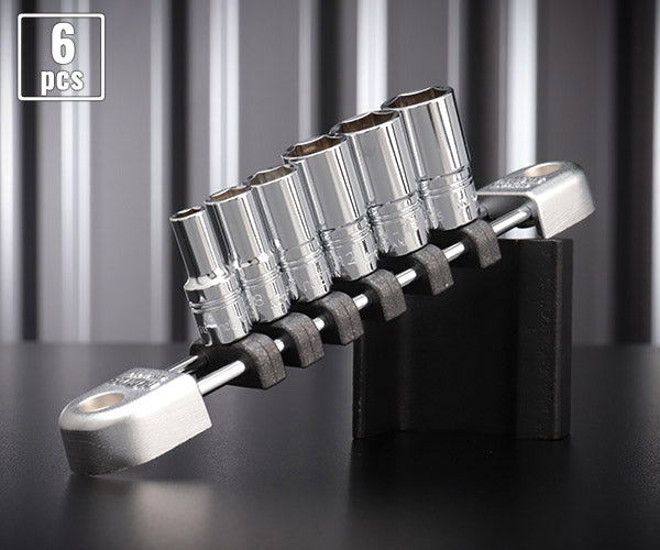 NEPROS NTB2M06A 6.3sq.セミディープソケットセット(六角) 6コ組 ネプロス