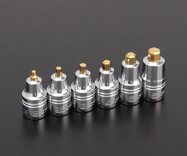 NEPROS NTBT2SS06A 6.3sq. スタッビヘキサゴンビットソケットセット 6コ組 ネプロス