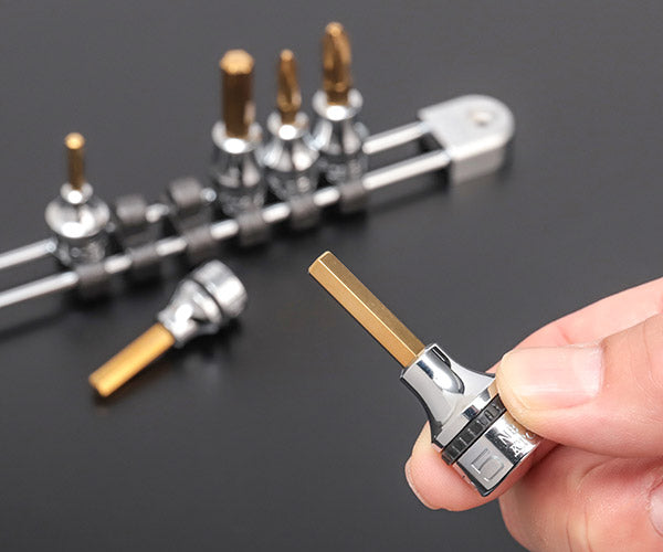 NEPROS NTBT306A 9.5sq.ヘキサゴンビットソケットセット6コ組 ネプロス