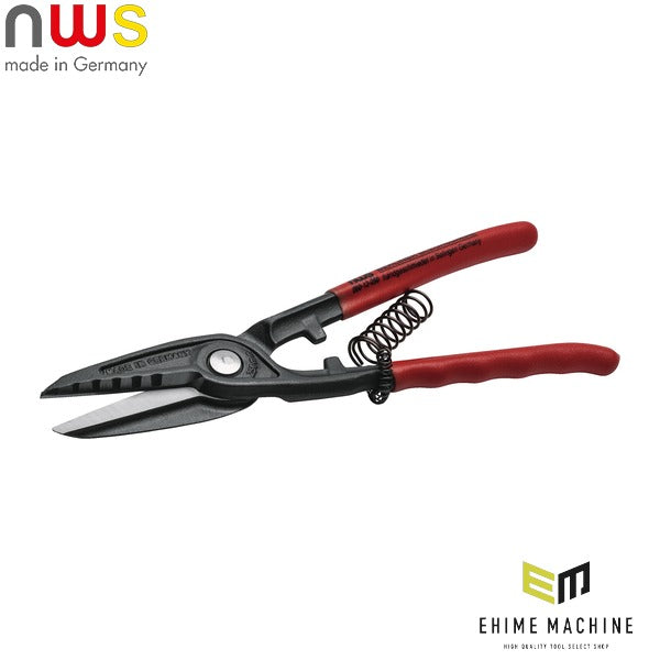 日本正規品 NWS 金切バサミ 直刃 全長250mm 板金 (060-12-250-SB)(4003758660102) エヌダブリューエス
