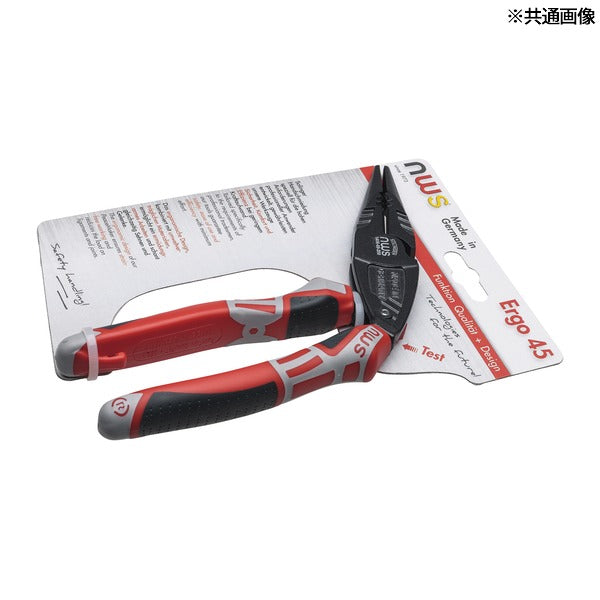 日本正規品 NWS アングルヘッドペンチ 全長200mm 角度付き (1406-69-200-SB)(4003758640623) エヌダブリューエス