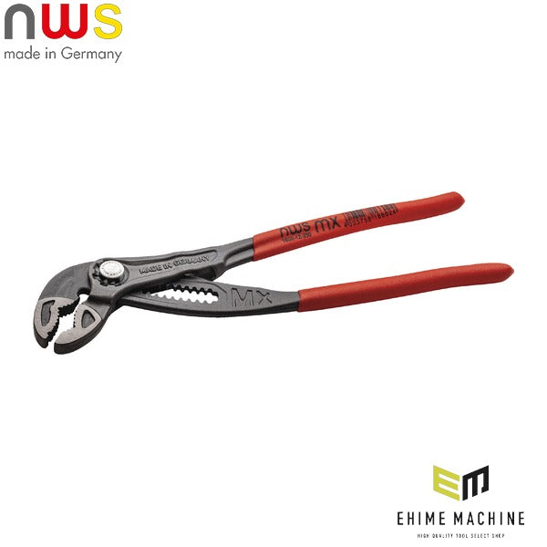 日本正規品 NWS ウォーターポンププライヤ マキシMX 全長250mm (1660-12-250-SB)(4003758666180) エヌダブリューエス