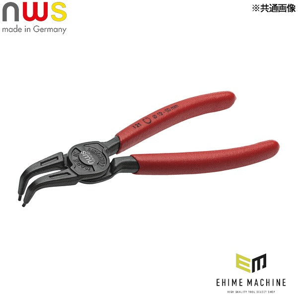 日本正規品 NWS 穴用スナップリングプライヤー 90°曲 対応径8-13mm 全長125mm (178-62-I01-SB)(4003758678251) エヌダブリューエス