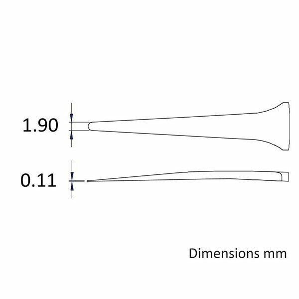 日本正規品 アイデアルテック 1.9MM ステンレスピンセット(耐酸/磁) (2A.SA.0.IT)(7640144710231) ideal-tek