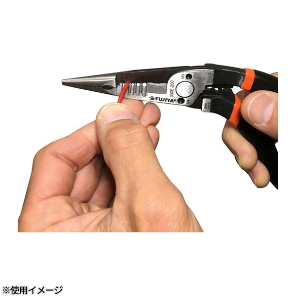 フジ矢 ラジオペンチ メカニックプライヤーエルゴグリップ (330E-200)(4952520032183) FUJIYA 工具