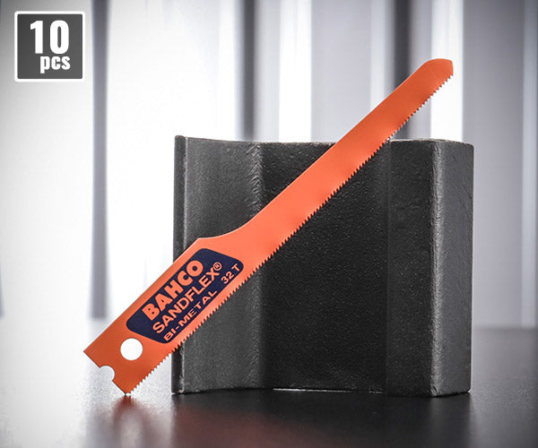 【ワケあり特価品】 (状態A) 日本正規品 バーコ エアソー替刃 全長90mm×32山 10枚入 (3845-32-10PK)(7311518101626) BAHCO