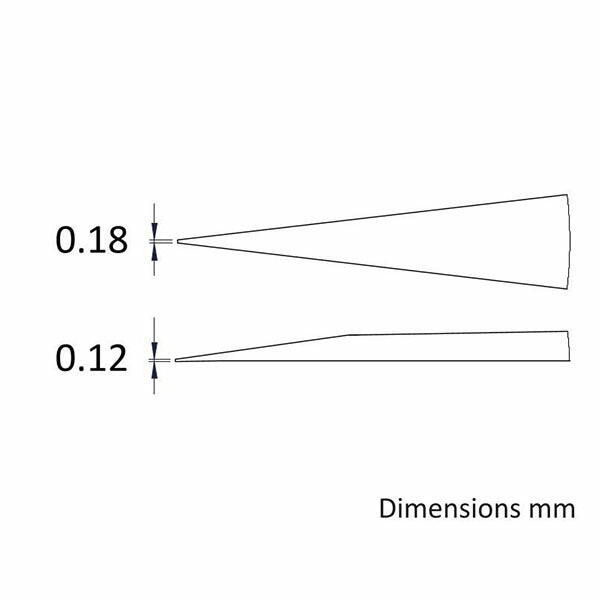 日本正規品 アイデアルテック 0.18MM ステンレスピンセット(耐酸/磁) (3C.SA.0.IT)(7640144710354) ideal-tek