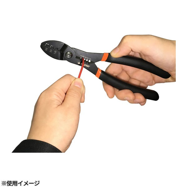 フジ矢 電工ペンチミニ(ファストン端子用) (FA203)(4952520067314) FUJIYA 工具