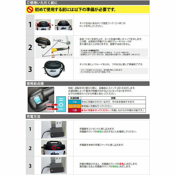 ハスコー フルードマイスターIV ブレーキフルード補給交換機 OM-65S(4582605862635) HASCO
