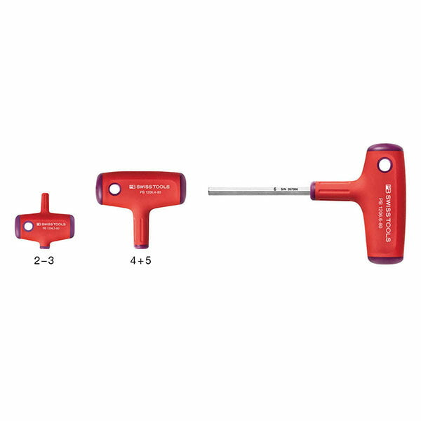 日本正規品 PBスイスツールズ クロスハンドル六角棒ドライバー (1206.3-100)(7610733287437)