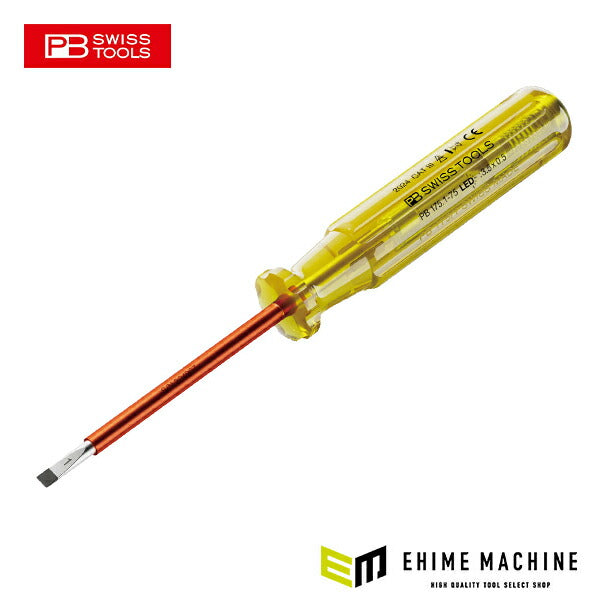 日本正規品 PBスイスツールズ 検電ドライバーLED AC100V-250V用 (175.1-75LED)(7610733298907)