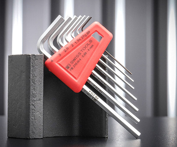 【ワケあり特価品】 (状態A) 日本正規品 PBスイスツールズ ホルダー付六角レンチセット 7本組 (210.H-4) (7610733014415)