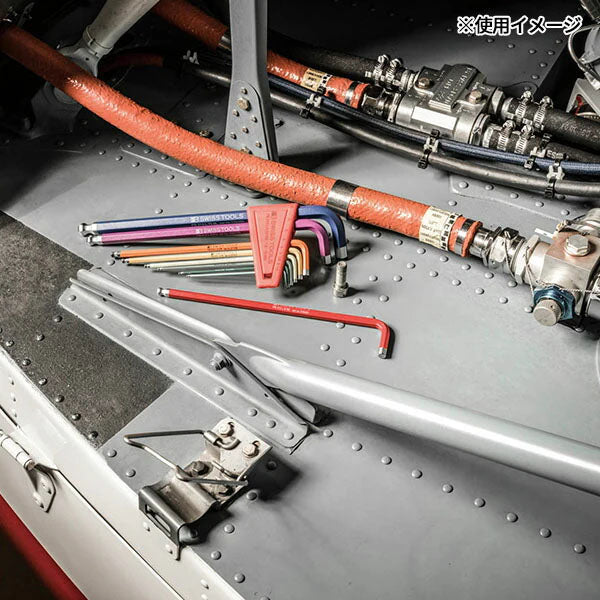 日本正規品 PBスイスツールズ ホルダー付きボールポイントロングレインボー六角レンチセット 9本組 (212.LH-10RB) (7610733076963)